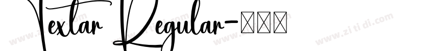 Textar Regular字体转换